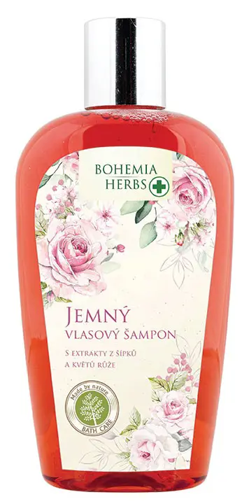 SAMPON BOHEMIA HERBS 250ml -SIPKA  A KVET RUZE