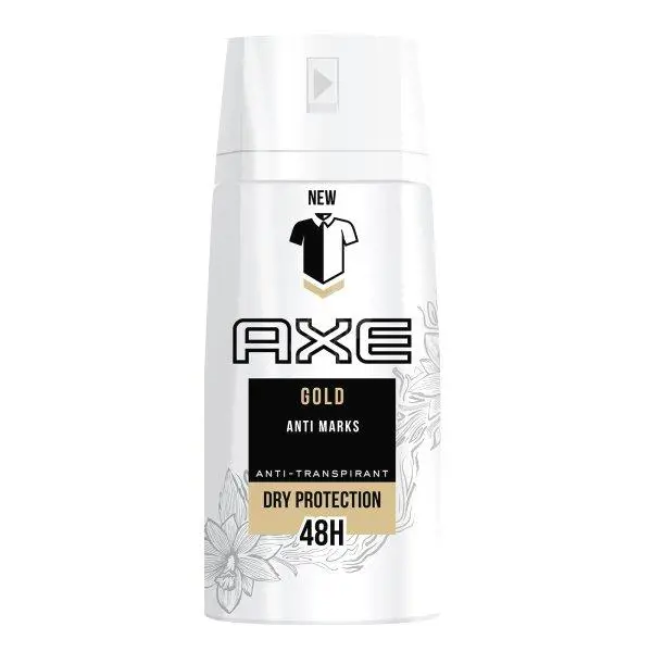 xDEO AXE 150ml -GOLD ANTI MARKS