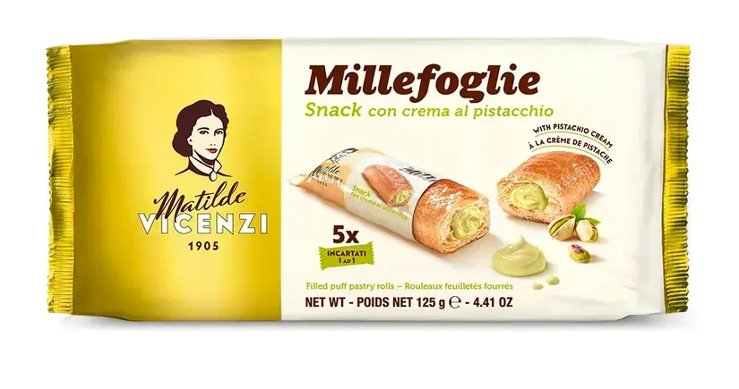 CK PECIVO MILLEFOGLIE 125g -PISTACIOVY KREM