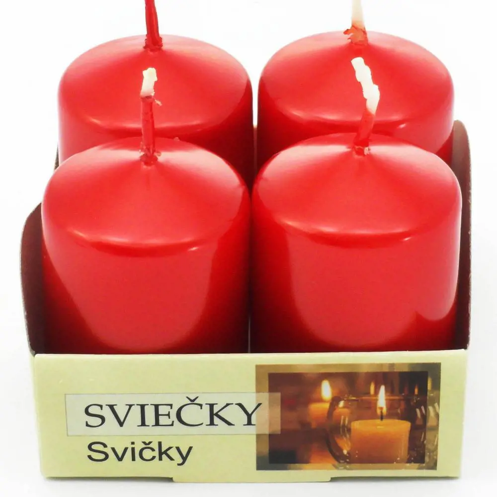 SVIECKA ADVEN. 4ks 40/60 -MET.CERVEN