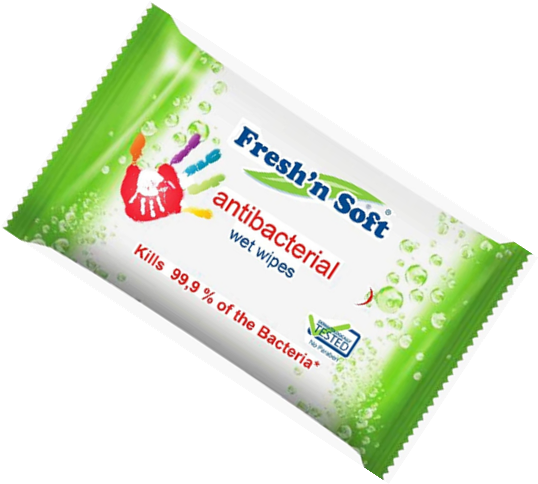 VLHC.OBR. FRESH´N SOFT  60ks -ANTIBAKTERIALNE