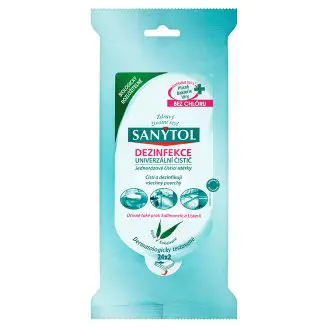 SANYTOL 36ks -JEDNORAZ.CISTIACE OB
