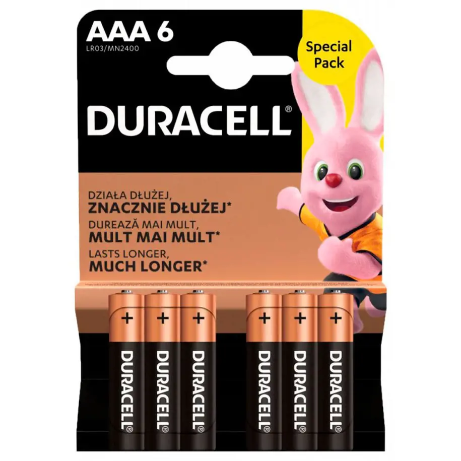 BATERIE DURACELL AAALR03 6ks ALKALIC