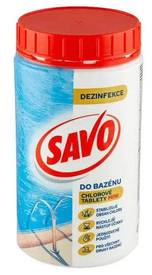 xSAVO BAZEN CHLOR.TABL.MINI 0,8kg