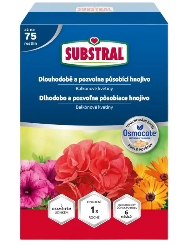 HNOJ OSMOCOTE PRE BALK.KVETINY 750g