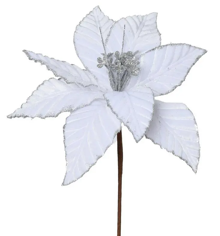 KV.UM,-VO RUZA VIANOCNA GLITER 33cm