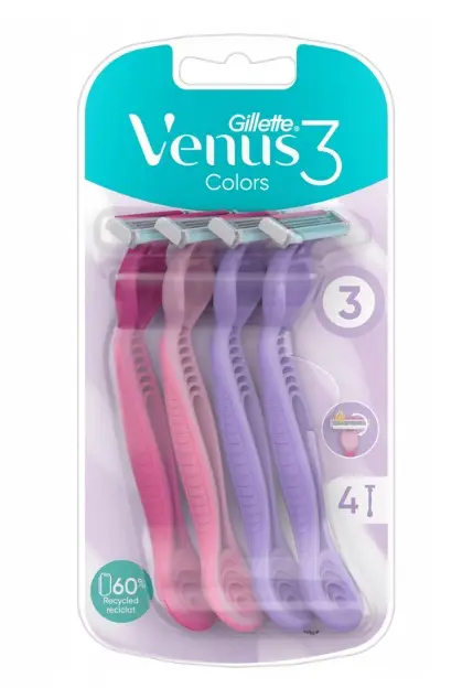 GILLETTE JEDN.ZIL.SIMPLY VENUS3 -3ks DRAGONFRUIT