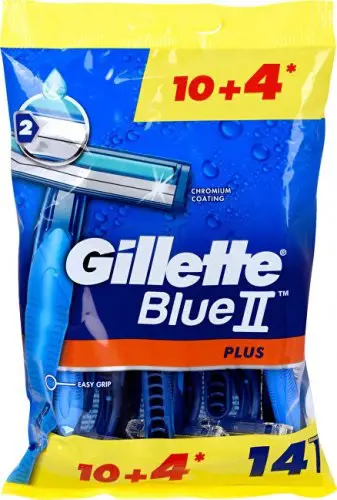 xGILLETTE JEDN.ZIL.BLUE II 14ks -PLUS