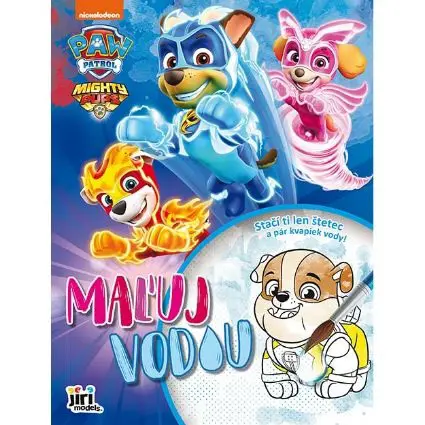 OMALOVANKA A4 -MALUJ VODOU LABKOVA PATROLA