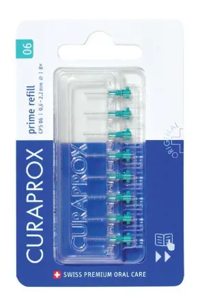 MEDZIZUBNA KEFKA 8ks 0,6mm -CURAPROX