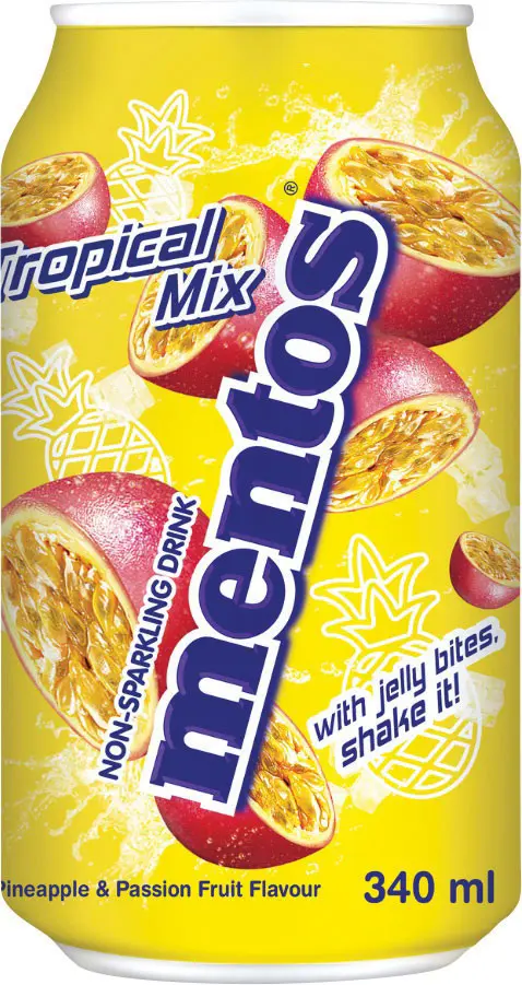 xVODA MENTOS 340ml -TROPICAL MIX Z x
