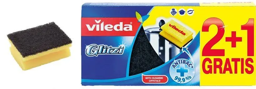 HUBKA NA RIAD 2+1ks VILEDA GLITZI
