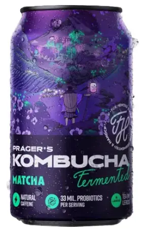 VODA KOMBUCHA PRAGERS 0,33l -MATCHA Z