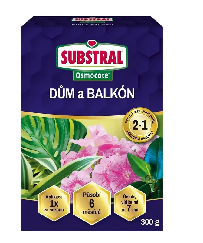 HNOJ OSMOCOTE PRE DOM A BALKON 2v1 300g