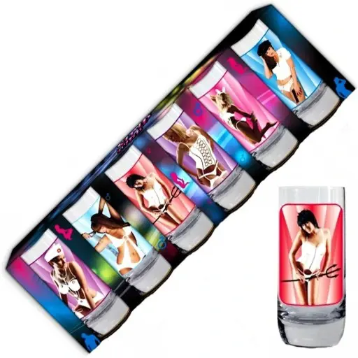 xPOHAR VYZLIEKACI ZENY,MUZI -6x35ml