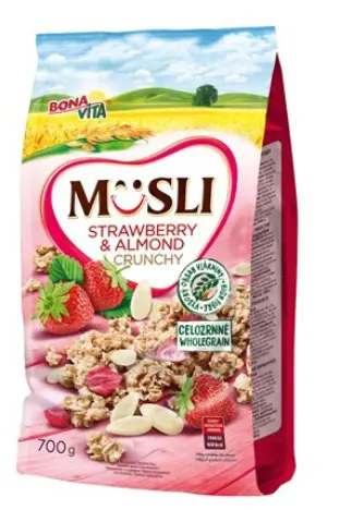 CK CEREALIE MUSLI BONAVITA 750g -JAHODA+MANDLE