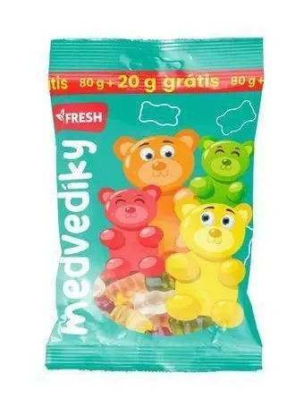xCK CUKRIKY ZELE MEDVEDICI 100g -FRESH