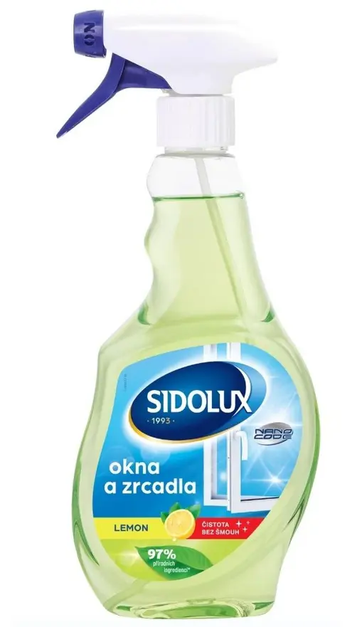 SIDOLUX 500ml -WINDOW NANO LEMON