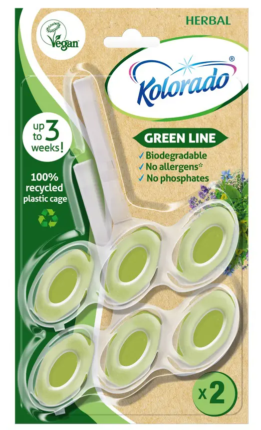 WC KOCKA KOLORADO+ KOSIK 2x51g -HERBAL GREEN LINE