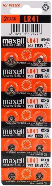 BATERIE MAXELL LR41 1,5V 2ks -ALKA