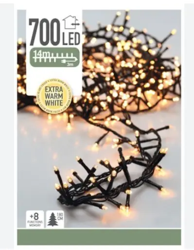 VO -LED OSVETLENIE 700ks -TEPLA BIELA+CASOVAC