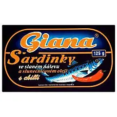 GIANA SARDINKY 125g -S CHILLI