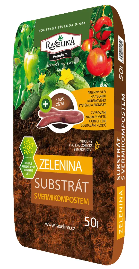 SUBSTRAT ZELENINA VERMIK.PREM.50l RA
