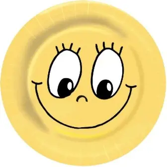 JED.-TANIER PAPIER 23cm -SMILE 10ks
