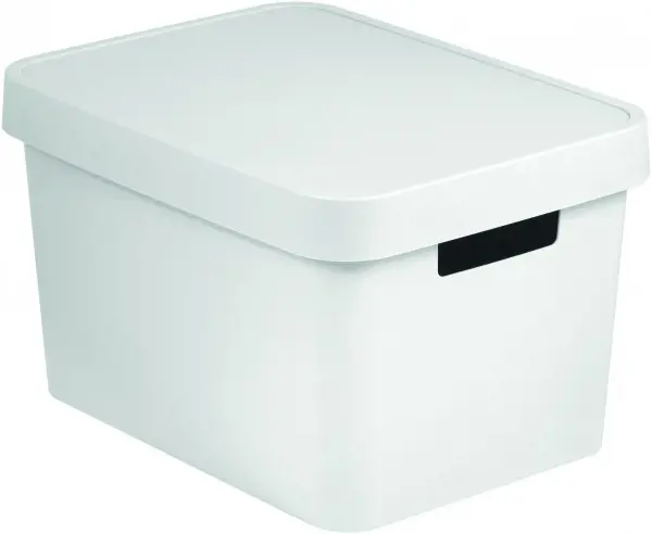 BOX ULOZNY INFINITY 17l +DEK. -BIELY