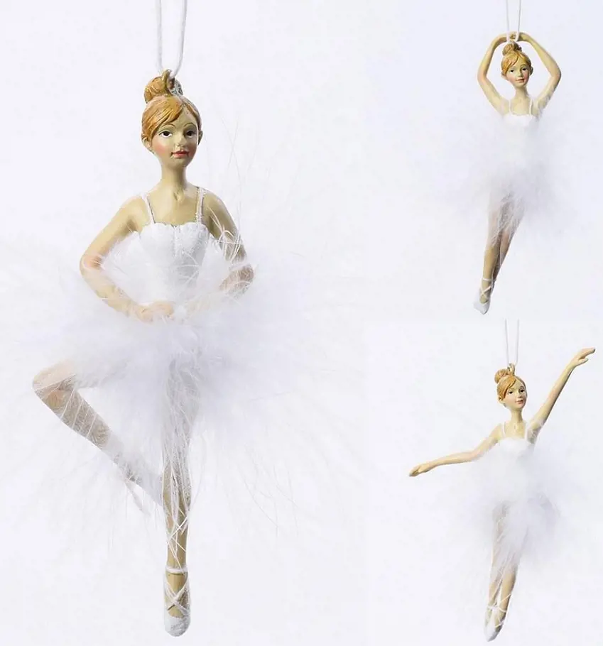 VO -BALERINA ZAVES.BIELA 13cm
