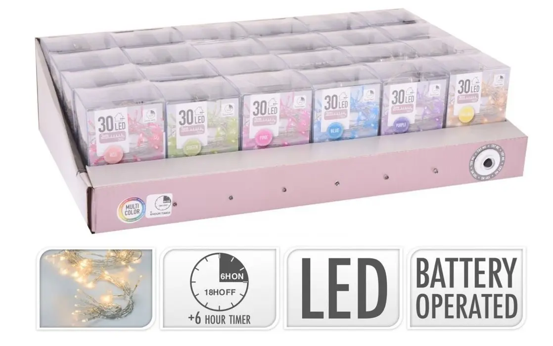 VO -LED OSVETLENIE 30ks -FAREBNE