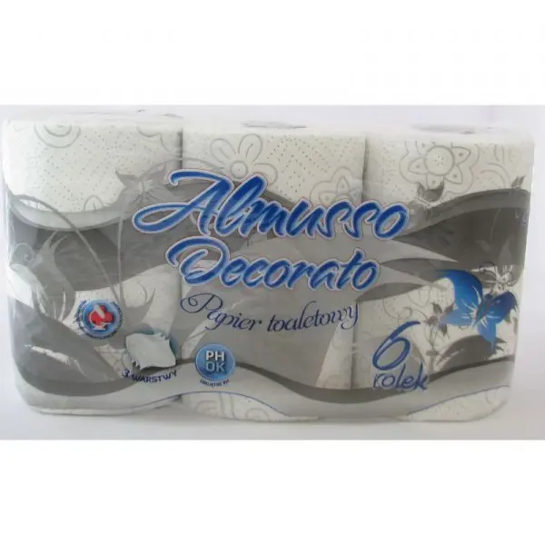 TP ALMUSSO DECOR. 3vrst. 6ks -BIELY
