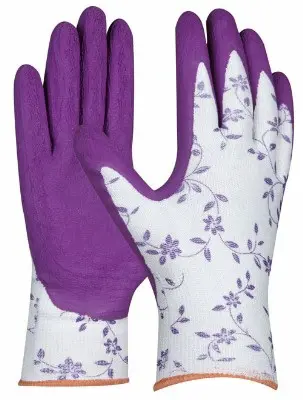 RUKAVICE G FLOWER LILA c.7