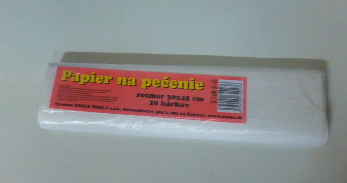PAPIER NA PECENIE 20ks -BIELY