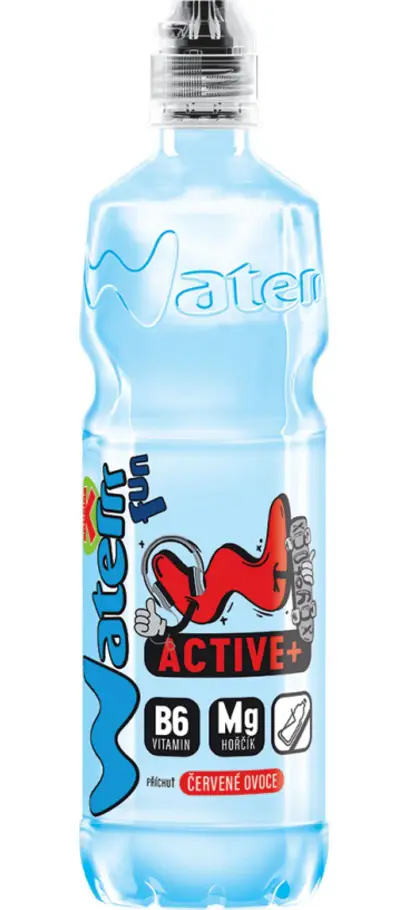 VODA KUBIK 0,75l -ACTIVE RED FRUIT Z