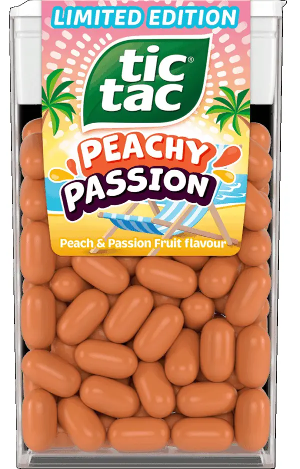 xCK CUKRIKY TIC-TAC 18g -PEACH PASSION