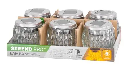 SOLARNA LAMPA EFEKT PLAMENA 6xLED TP