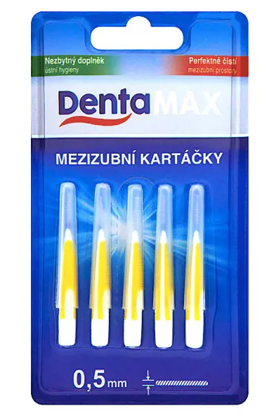 MEDZIZUBNA KEFKA DENTAMAX 5ks 0,5mm