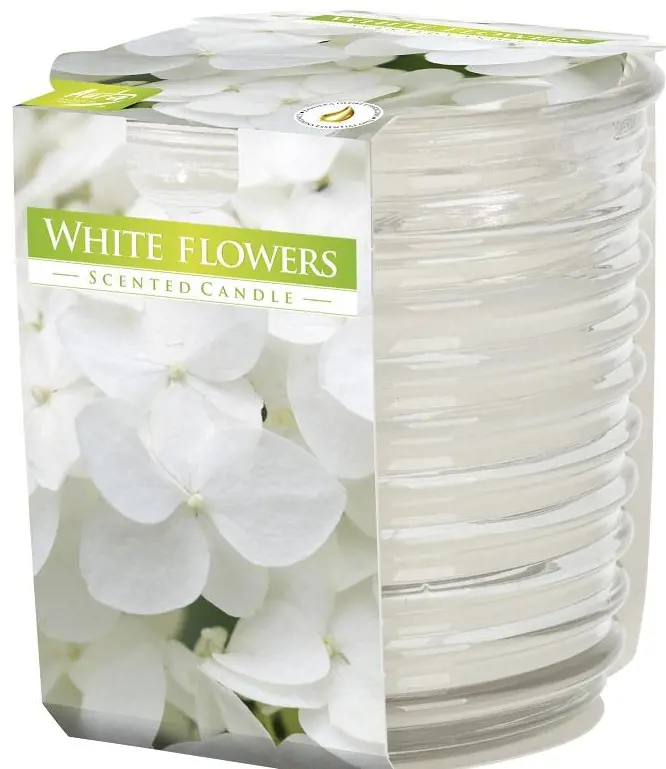 xSVIECKA SCENTED CANDLE 28h.-WHITE FL