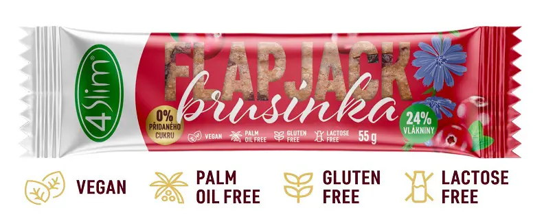 xCK TYCINKA FLAPJACK 55g -BRUSNICA