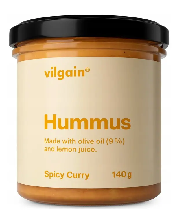 VILGAIN HUMMUS 140g -SPICY CURRY