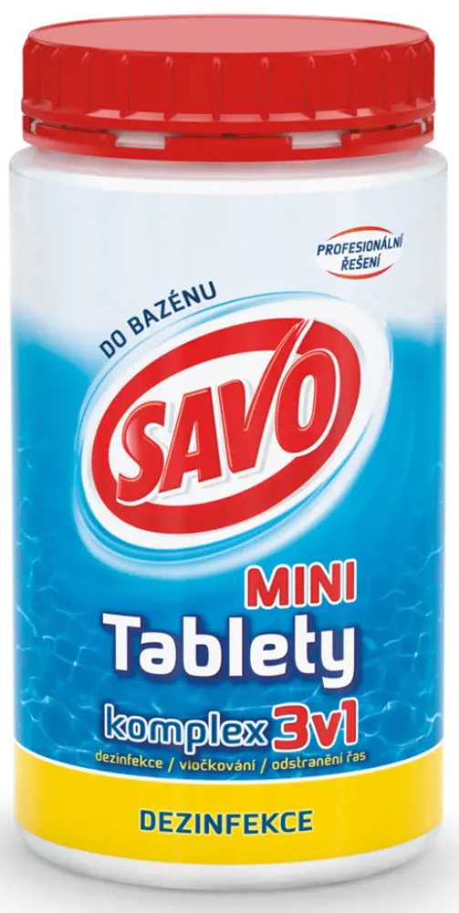 xSAVO BAZEN CHLOR.TABL.MINI 0,8kg 3v1