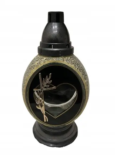 xKAHANEC WITRAZ KAR.SRDCE ZLATE.36cm