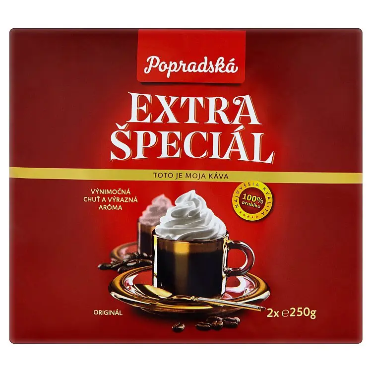 xCK KAVA POPRADSKA 2x250g -EXTRA SPEC