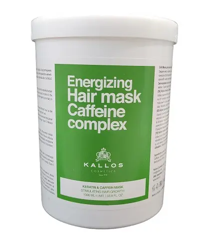 MASKA NA VLASY KALLOS 1l -KERATIN & CAFFEIN