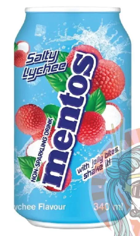 xVODA MENTOS 340ml -SALTY LYCHEE Z x