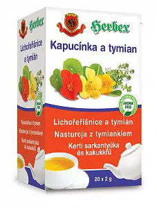CAJ HERBEX 40g -KAPUCINKA A TYMIAN