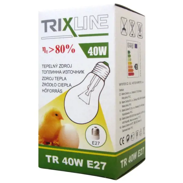 ZIAROVKA E27  40W -BC LUX PRIEMYSEL