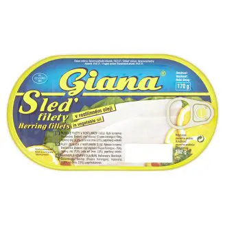 GIANA SLED.FILETY 170g -V OLEJI
