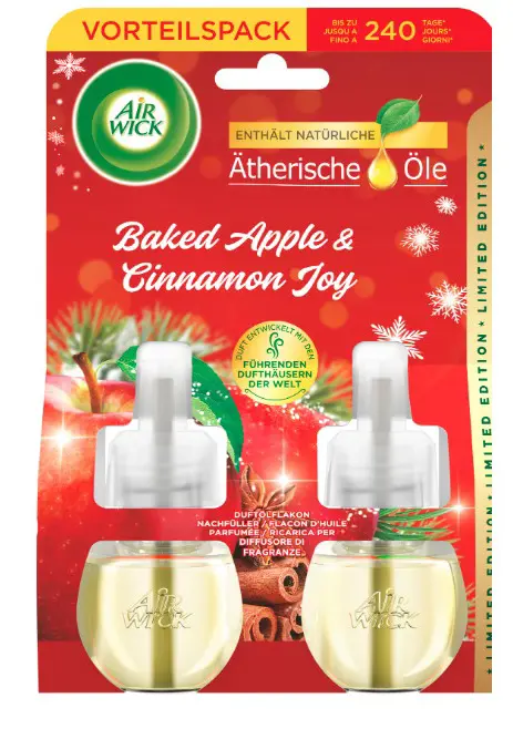 AIR WICK NN 19ml x2 -BAKED APPLE&CINNAMON